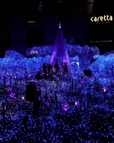 Illuminations du Caretta Shiodome à Tokyo 