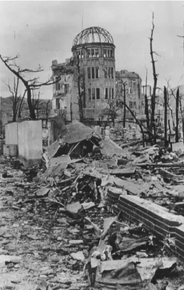 La cúpula de Hiroshima destruida