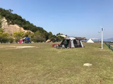 Terrain de camping à Okunoshima