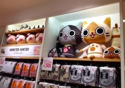 Small kawaii plush toys that can be found in the Bicqlo shop in Shinjuku.