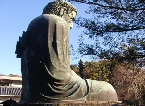 L'arrière du Daibutsu de Kamakura