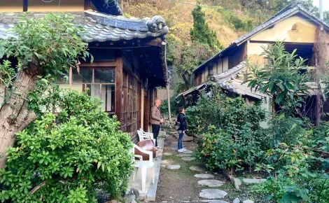 Maisons traditionnelles à Awajima