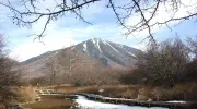 Mount Nantai on the heights of Nikko.
