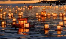 The lantern festival, a shady matsuri of obon.