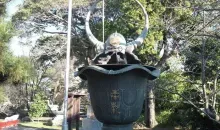 Le casque de combat de Kiyomasa