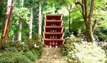 La pagode à 5 étages du temple Muro-ji.