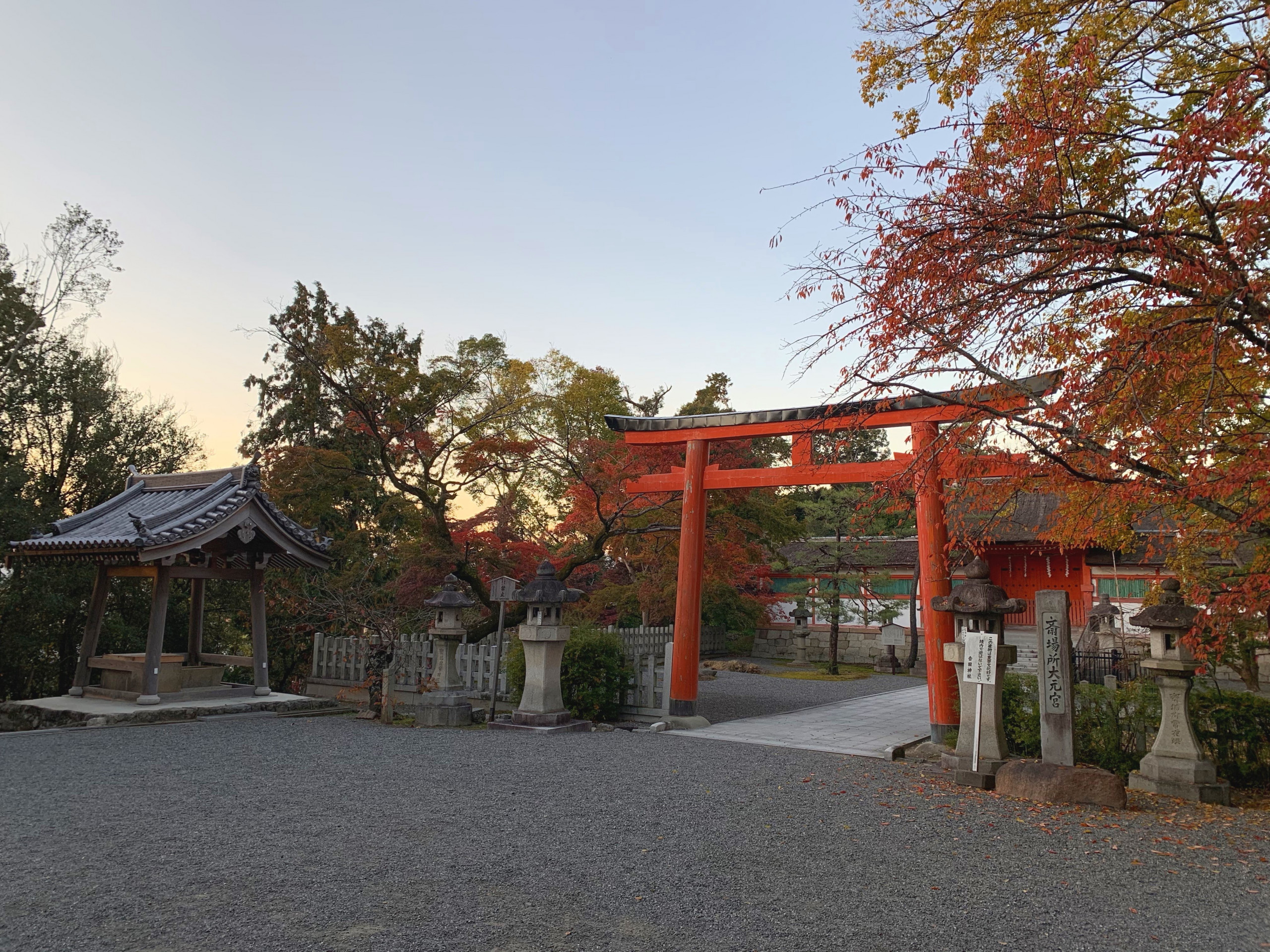Temple at top of the street