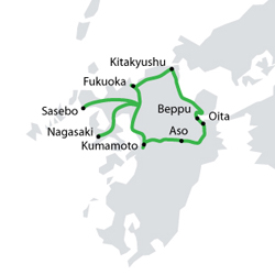 North Kyushu Area Railway network map