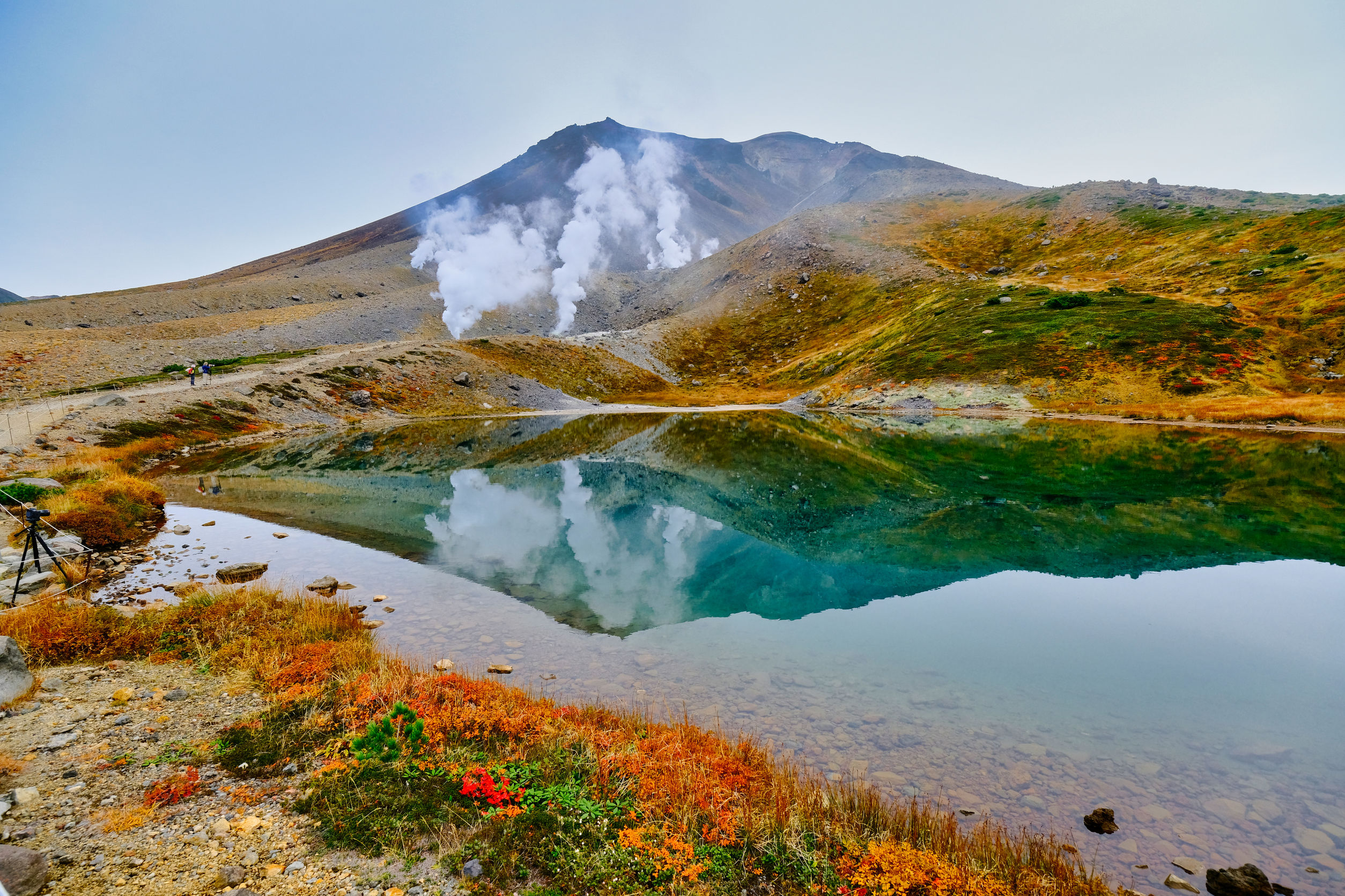Volcan Asahidake et le lac Sugatami, Hokkaido
