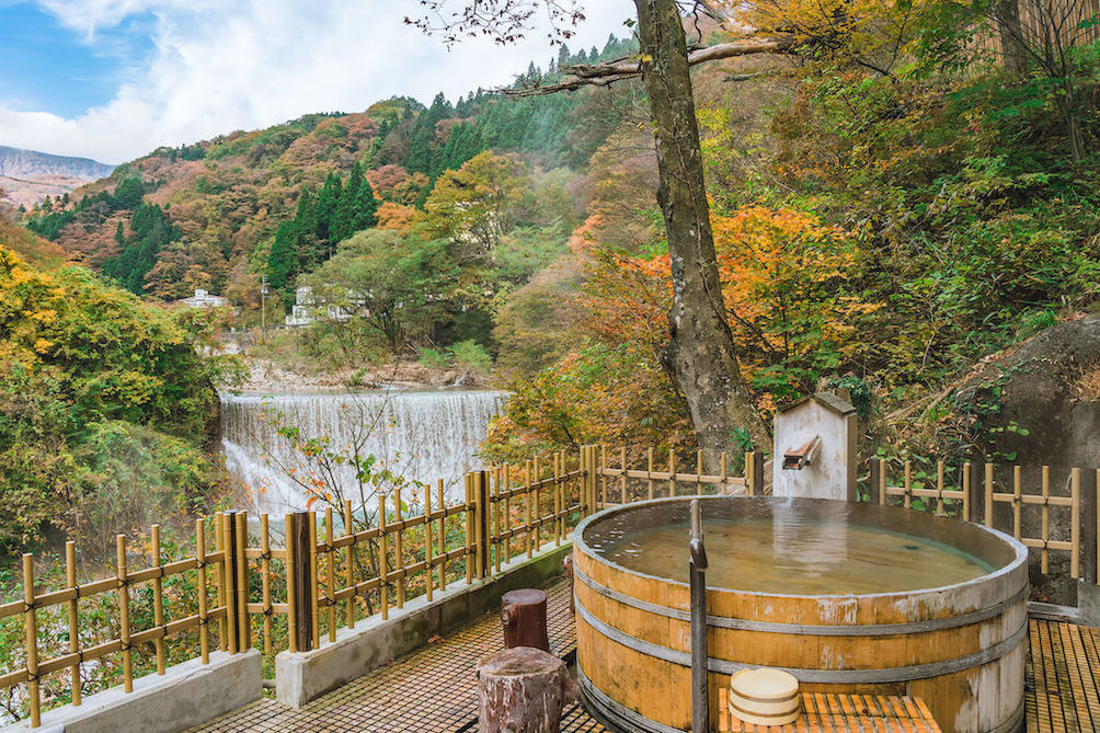 Onsen in der natürlichen Region von Tohoku