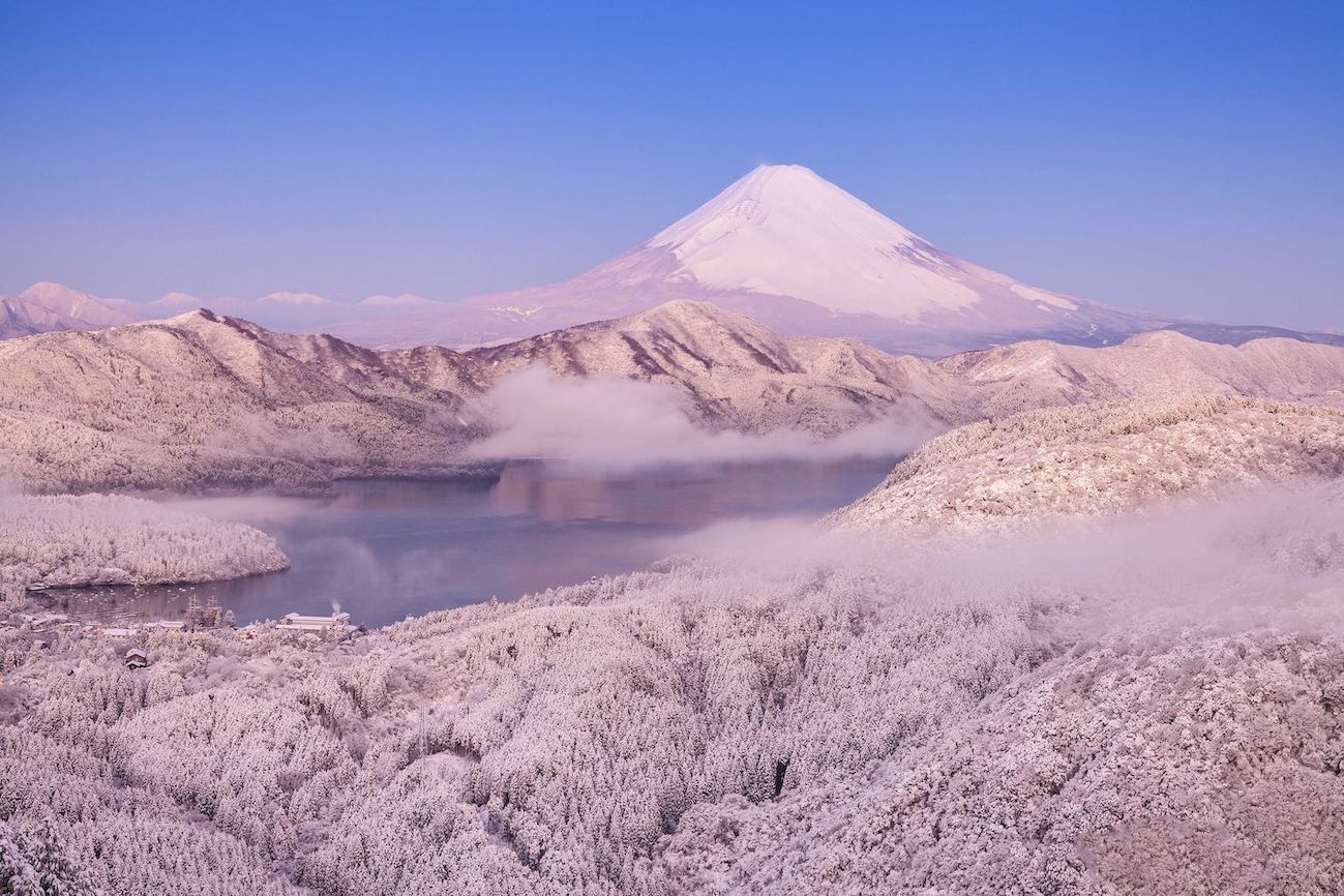 Le Mont Fuji en hiver - une saison encore peu touristique