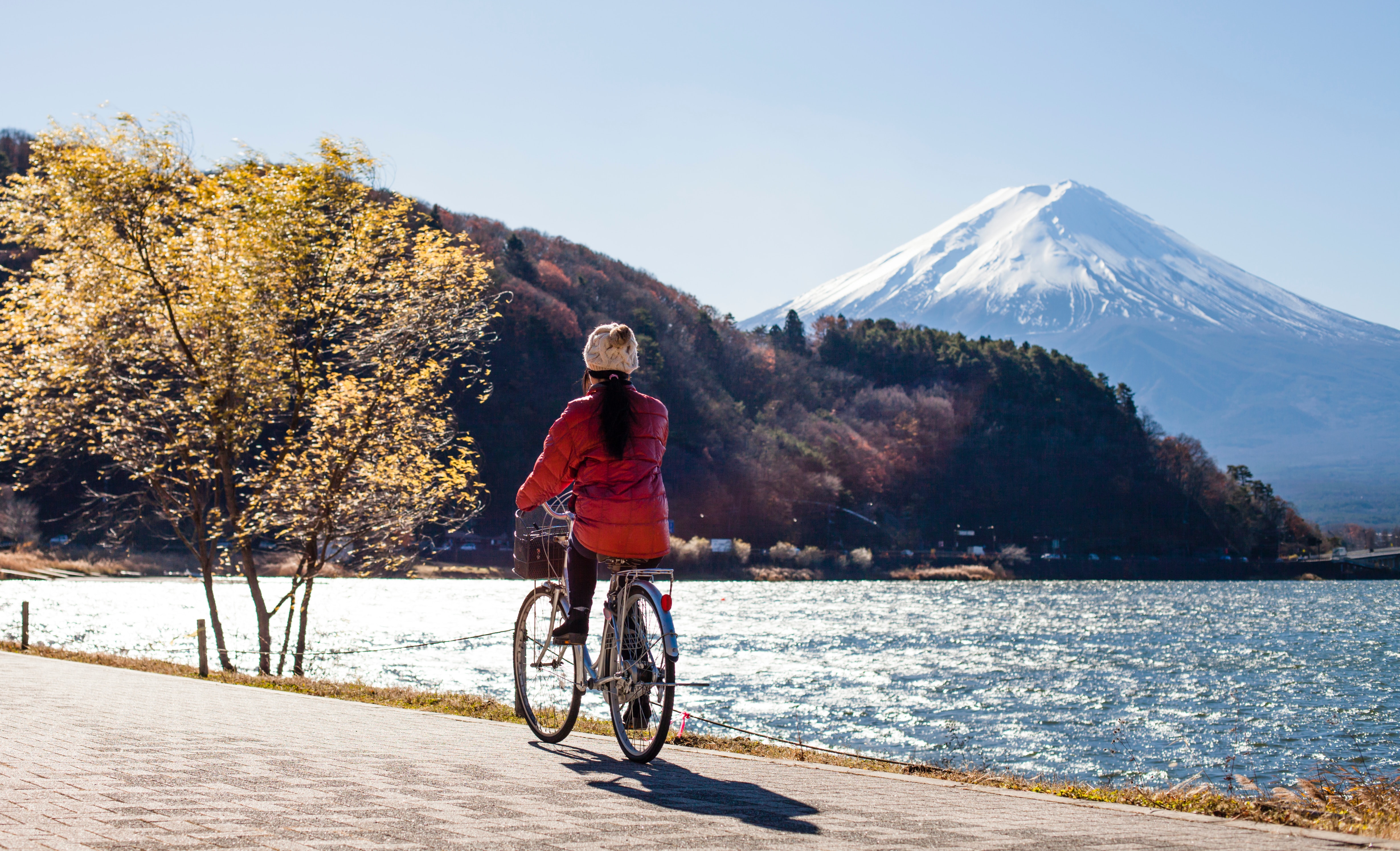 Biking around Mount Fuji