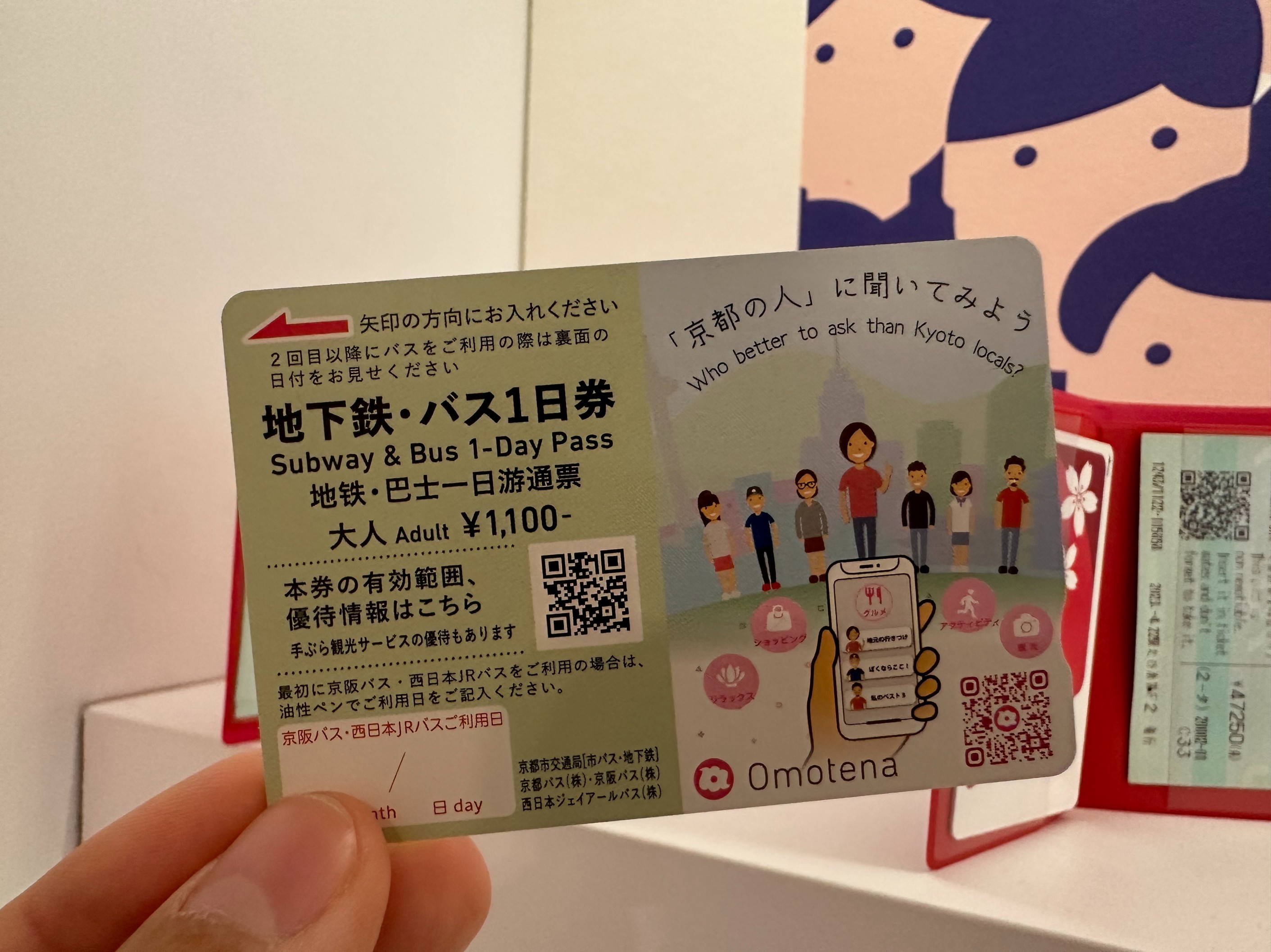 kyoto bus & subway 1 day pass japan experience