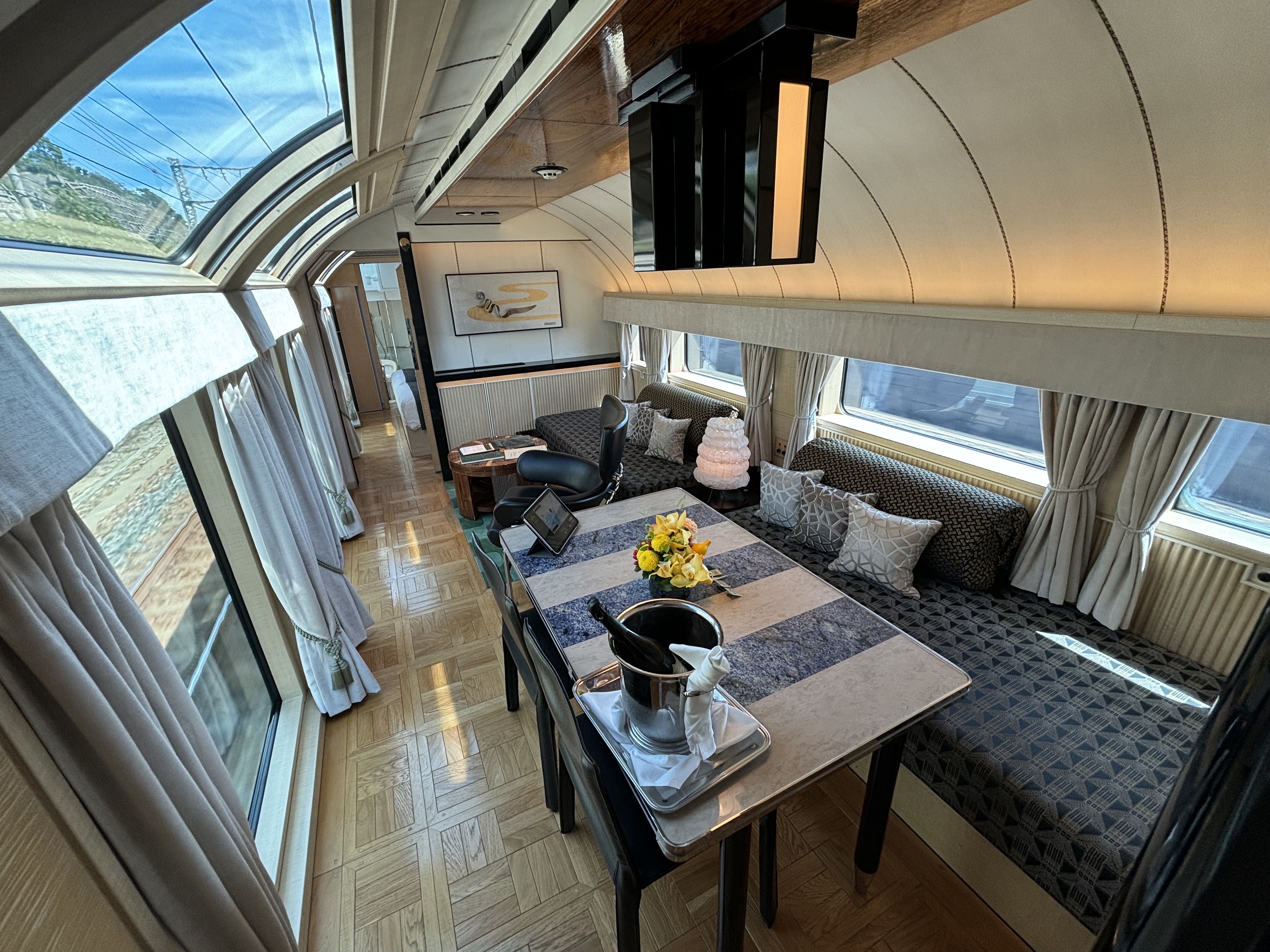 The Suite on the Twilight Express Mizukaze train