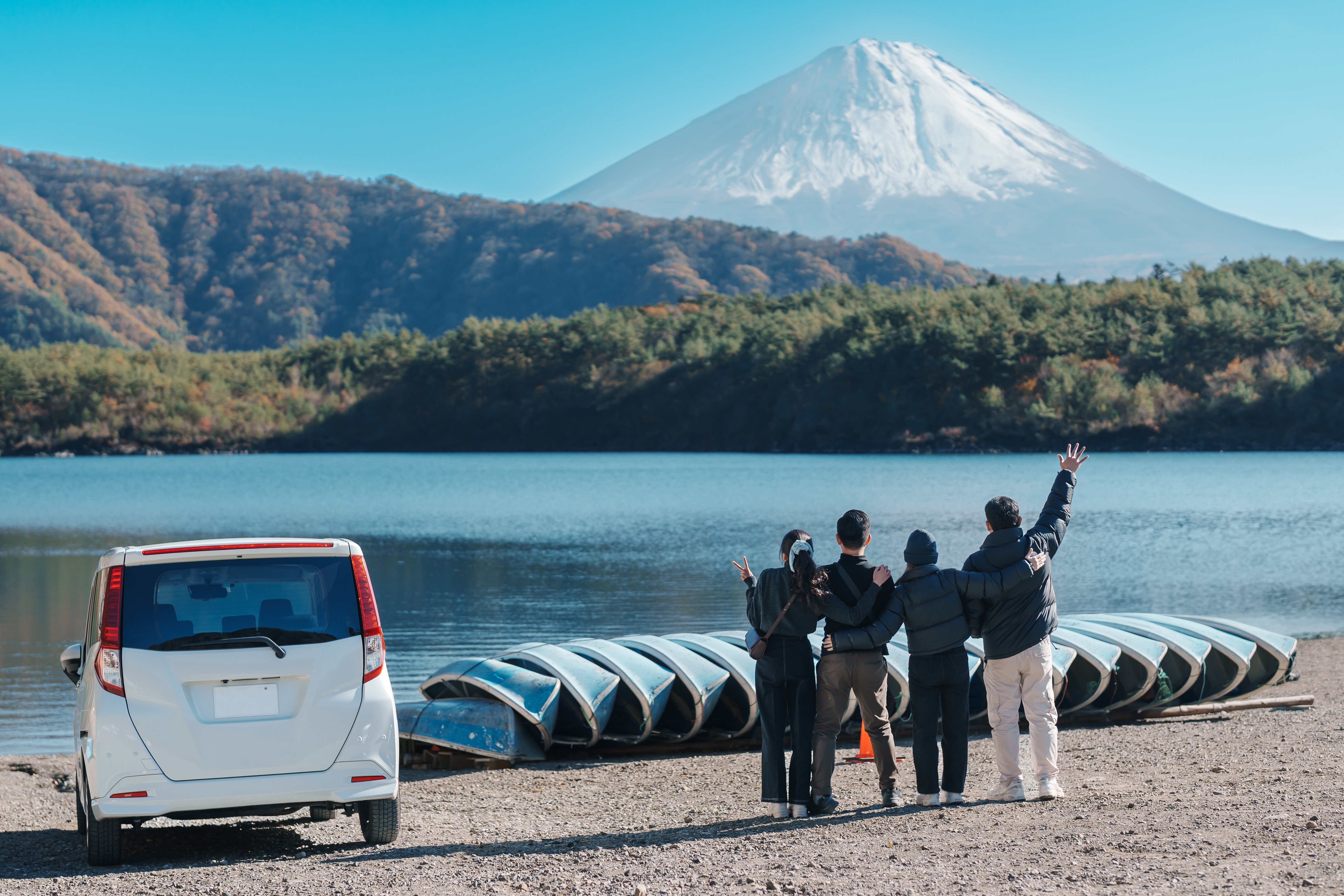 driving car in japan fuji