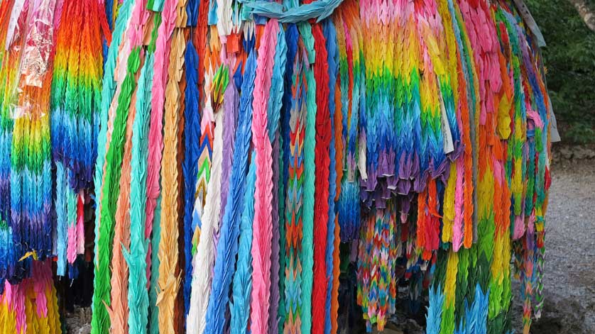 Senbazuru One Thousand Cranes, Okinawa, Japan.