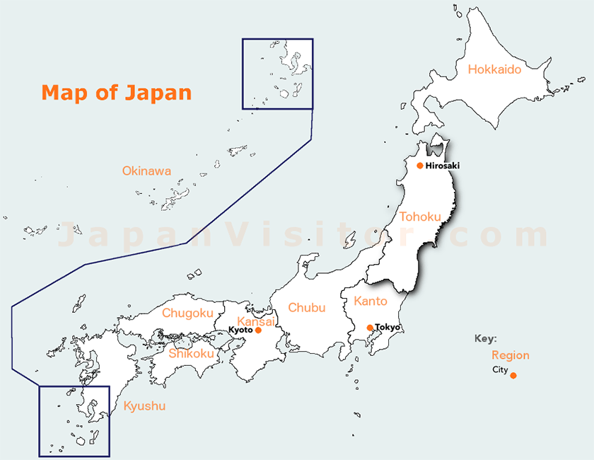 Hirosaki map.