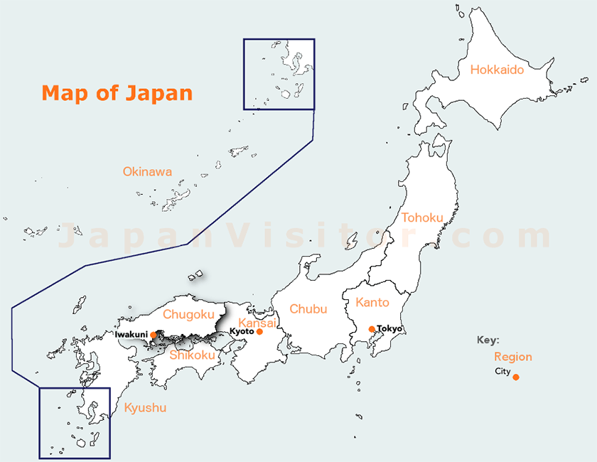 Iwakuni map.