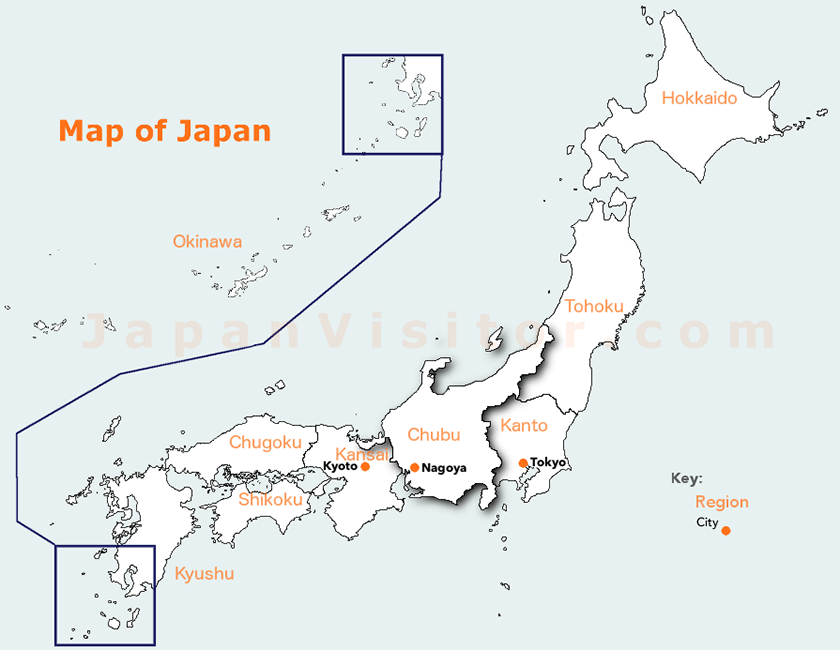 Osu-Kannon Nagoya Japan map in English • NAGOYA POCKET GUIDE