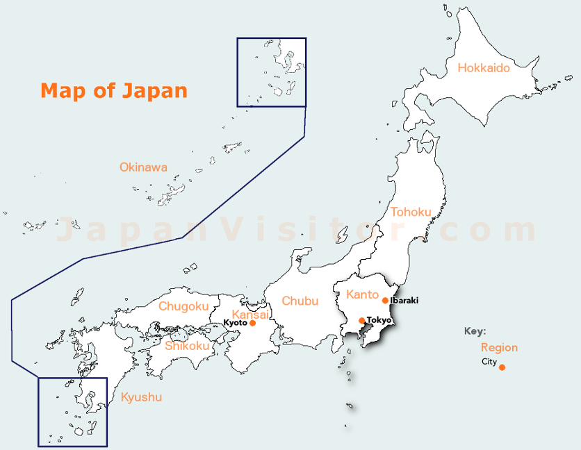 Ibaraki map.