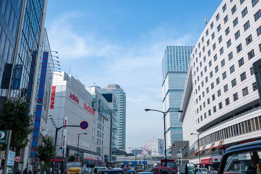 Akasaka-mitsuke on Sotobori-dori Avenue.