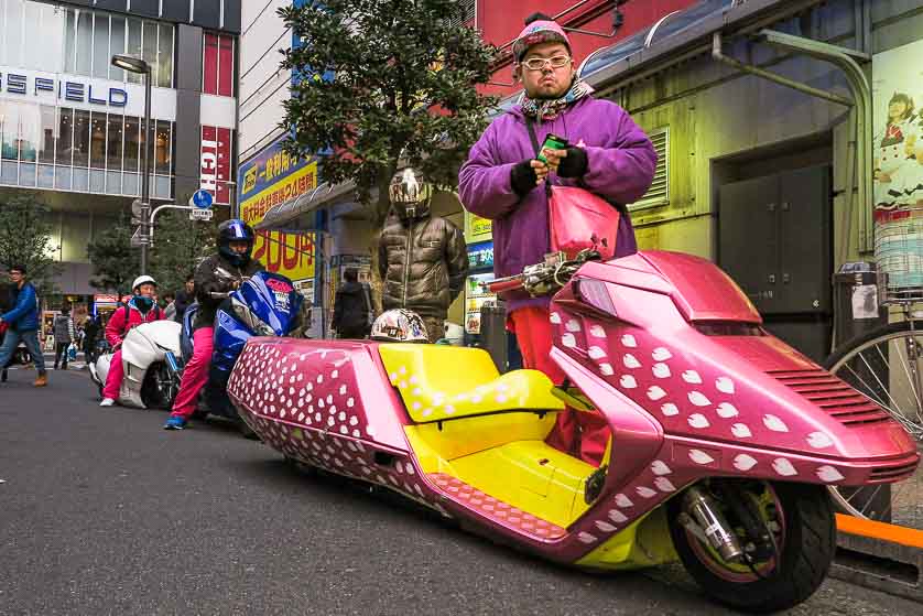 Akihabara Glam Biker, Tokyo, Japan.