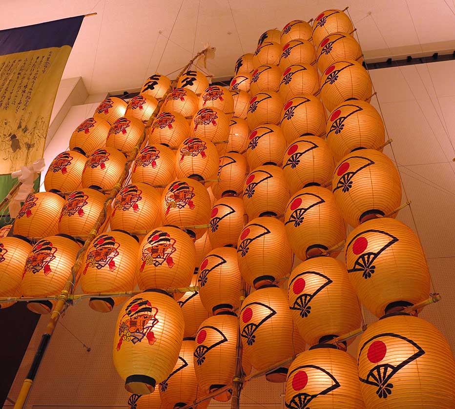 Kanto Matsuri lanterns, Akita Prefecture, Japan.