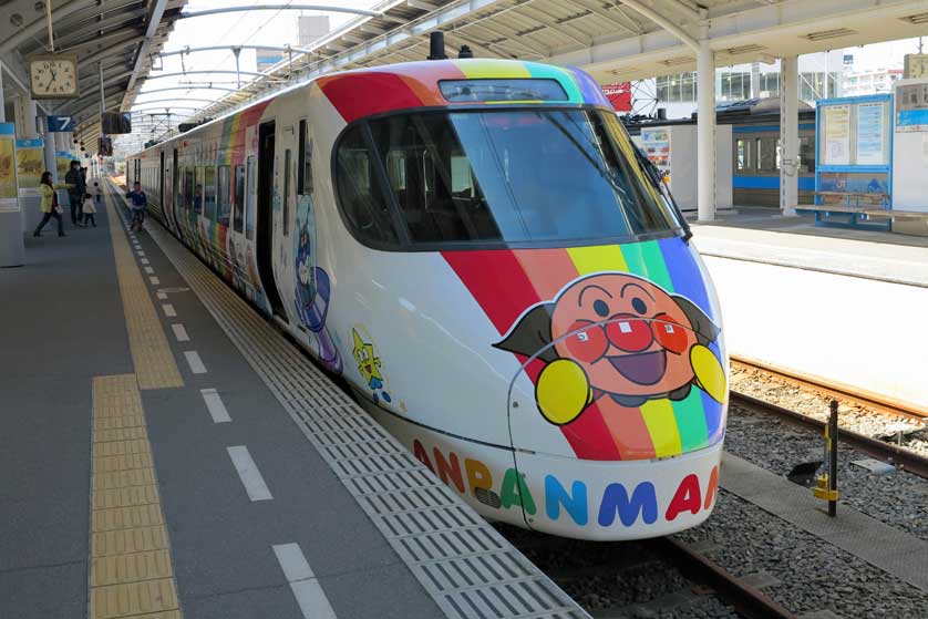 Yosan Line Anpanman Train, Shikoku, Japan.