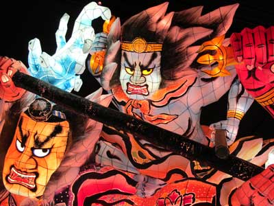 Nebuta Float at Wa Rasse, Aomori.