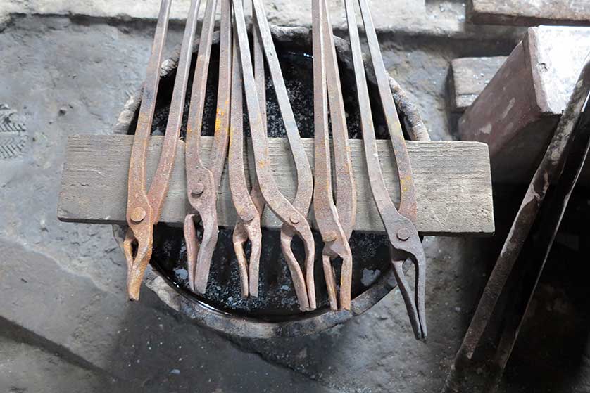 Samurai making in Gifu at Asano Kajiya.