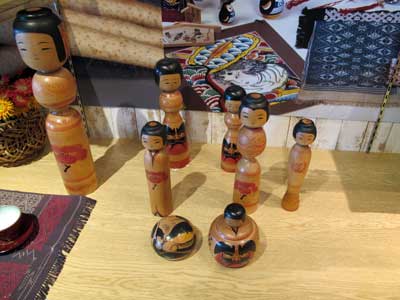 Kokeshi dolls, ASPAM, Aomori.