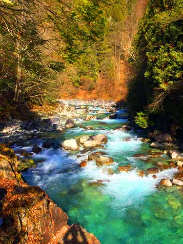 Atera Valley, Nagano Prefecture, Japan.