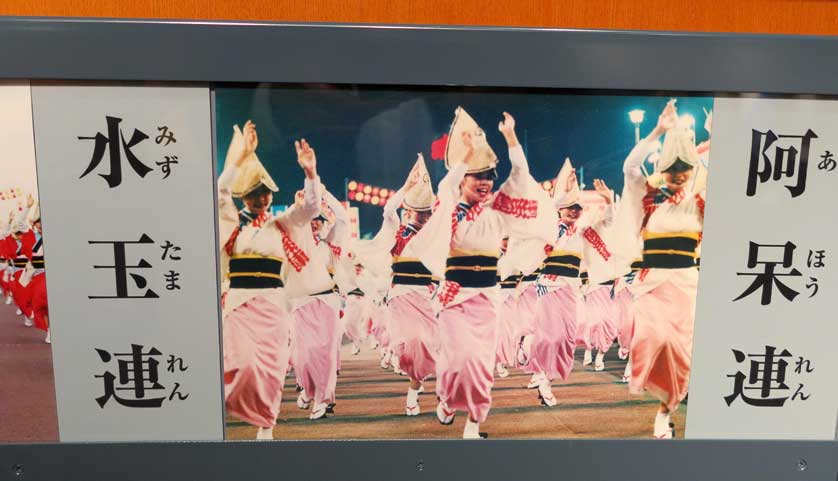 Awa Odori Kaikan, Tokushima, Shikoku, Japan.