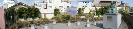 Basho Memorial Park (Basho Museum Annex), Morishita, Koto ward, Tokyo.
