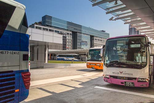 4th floor of Busta Shinjuku bus and taxi terminal.