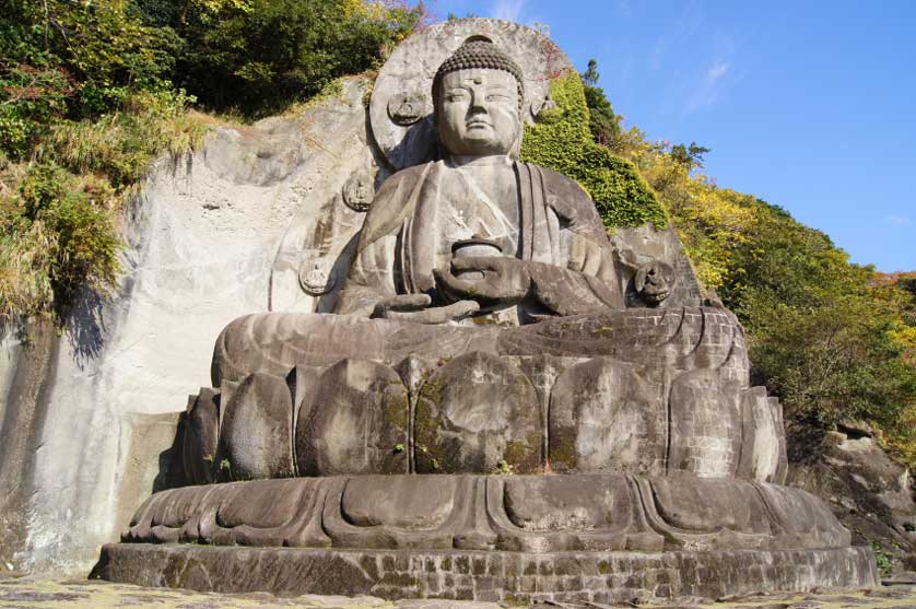 Stone Buddha Statue at Nihon-ji Temple, Chiba Prefecture.