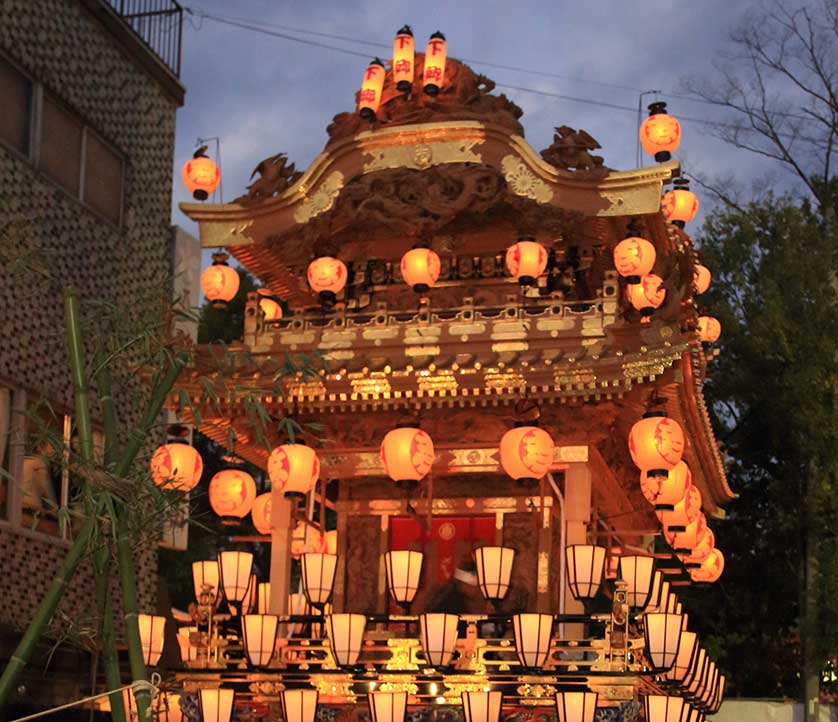 Float at Chichibu Night Festival.