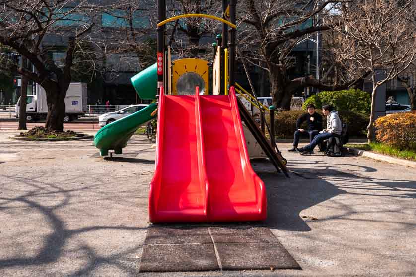 Children's playground at southern end of Chidorigafuchi Park.