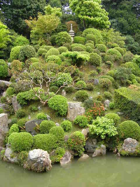 Chishakuin Temple garden, Kyoto, Japan.