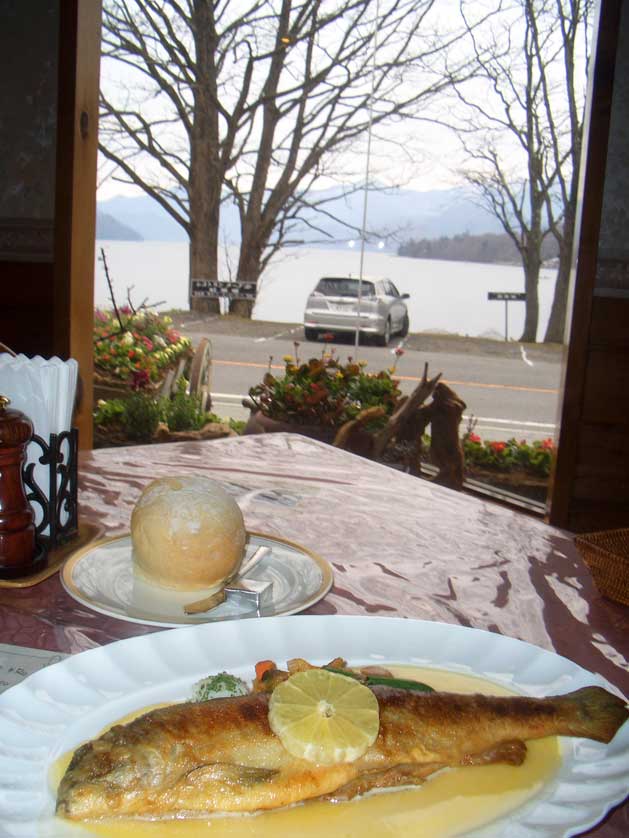 Smoked trout, Chuzenjiko, Nikko, Tochigi.