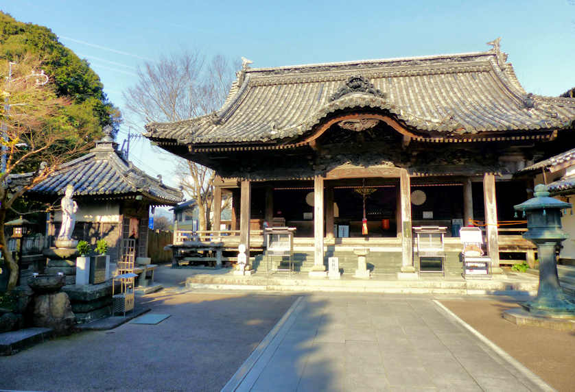 Main hall of Dainichiji Temple, Shikoku.