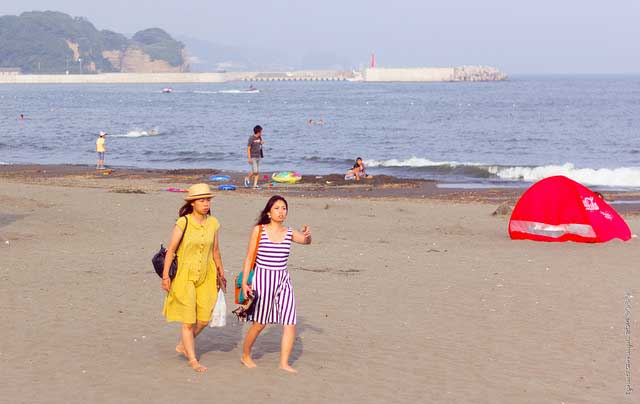 Enoshima Beach.