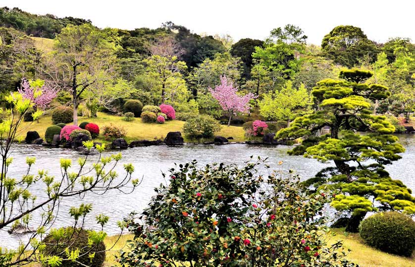 The Japanese Garden at Expo Park, Expo Park, Osaka.