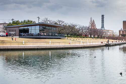 Fugan Canal Kansui Park, Toyama, Japan.