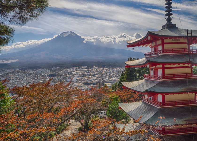 Fuji Five Lakes, Yamanashi Prefecture, Japan.