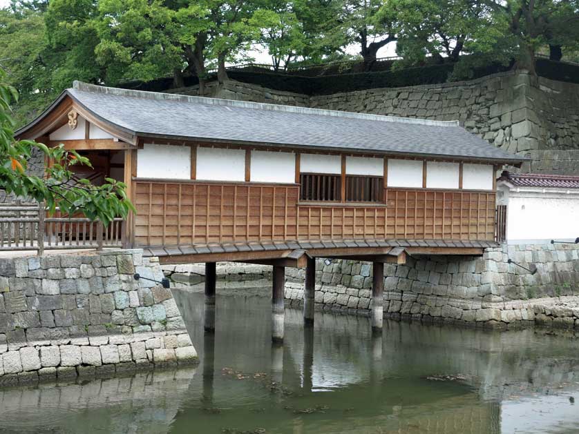 Orokabashi Bridge, Fukui Castle, Fukui, Fukui Prefecture.