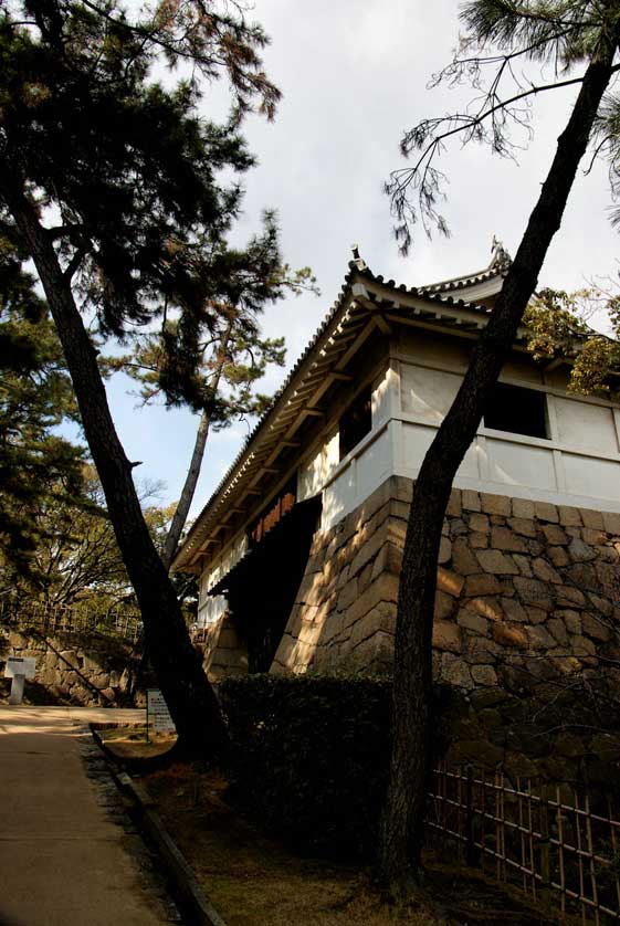 Fukuyama Castle entrance gate.