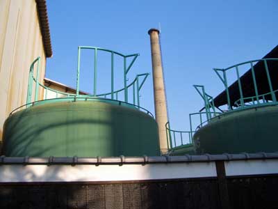 New sake factory, Fushimi, Kyoto.