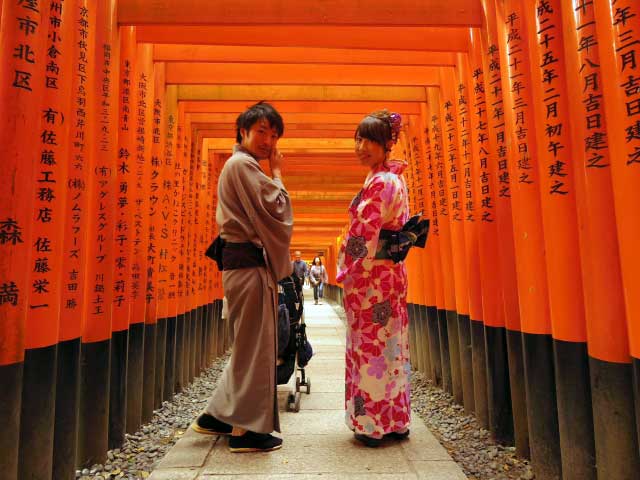 Fushimi Inari, torii gates.