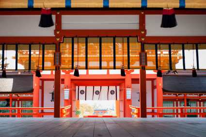 Fushimi Inari, main building.